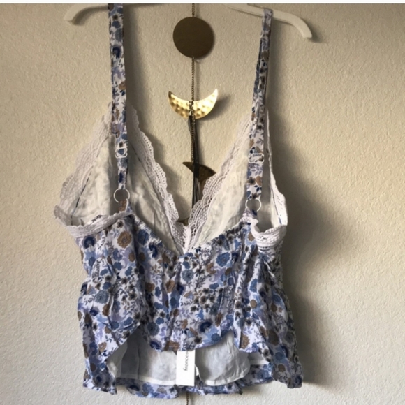 NWT Francesca's Collection Sexy Comfy Floral Pajama Top Sleepwear Loungewear - Picture 4 of 15